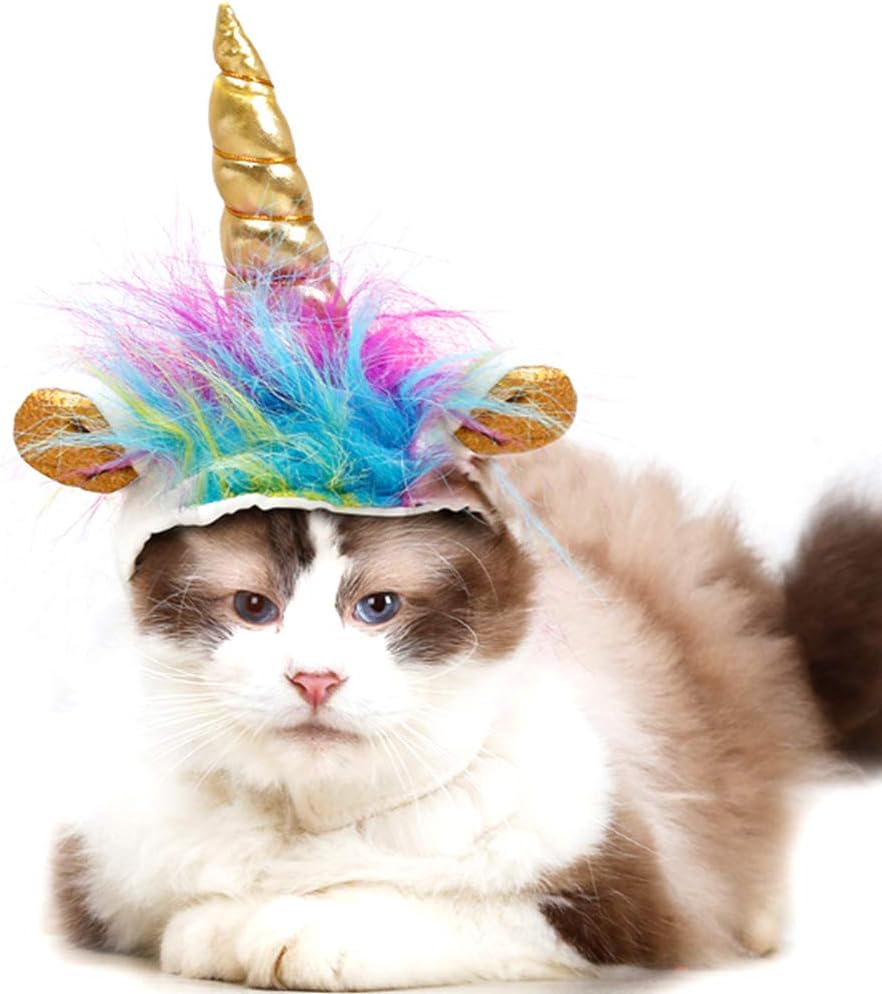 Unicorn Horn for Cats - Stick this on your cat. Total weirdo upgrade!