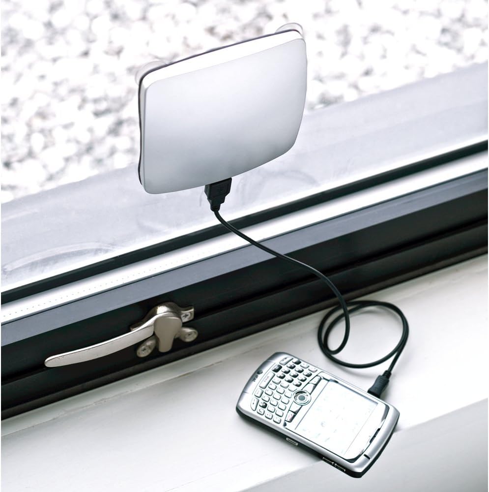 Window Mounted Solar Charger - Running out of energy will not be a problem anymore!